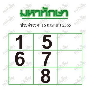 มหาทักษา 16/4/65