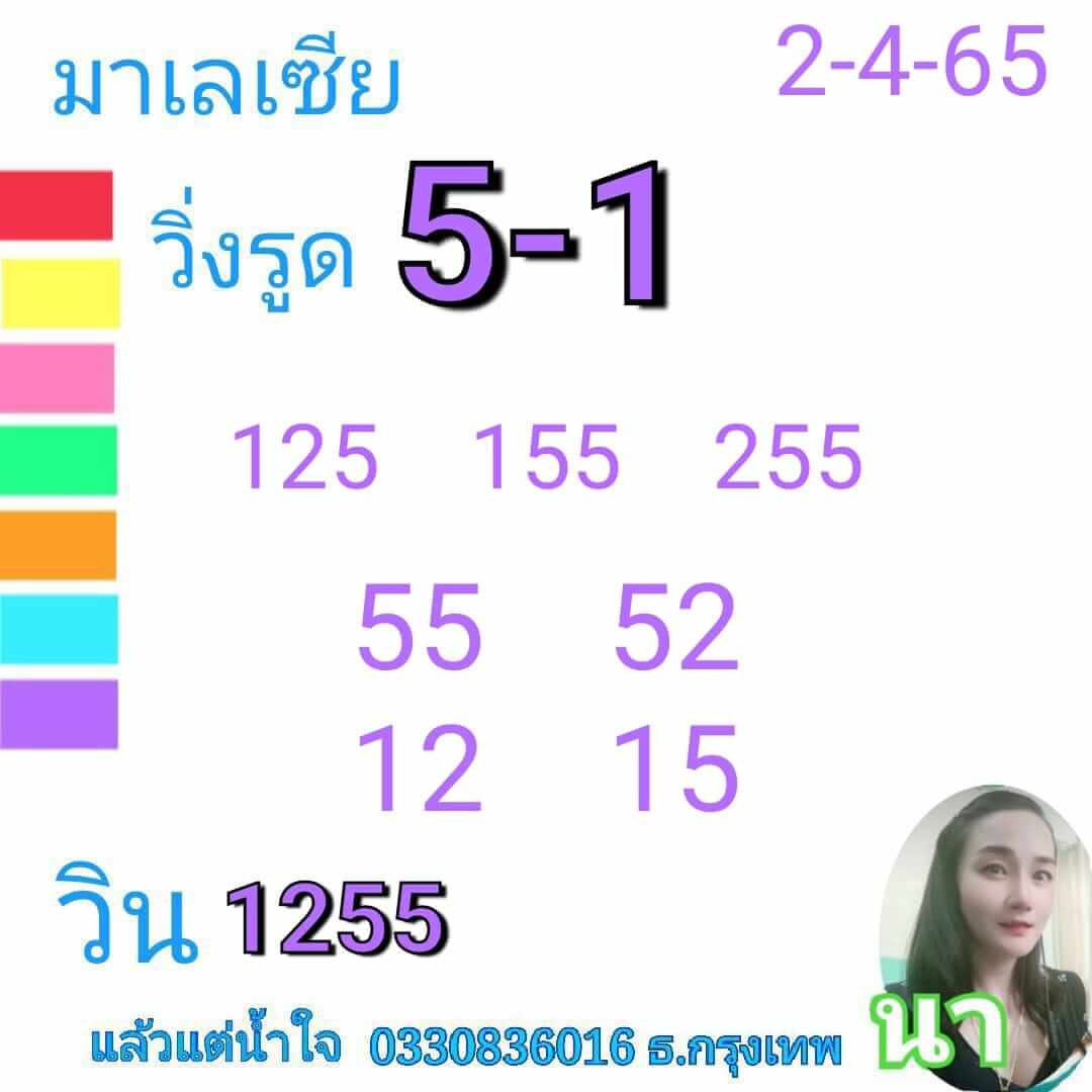 หวยมาเลย์ 2/4/65 ชุดที่ 7