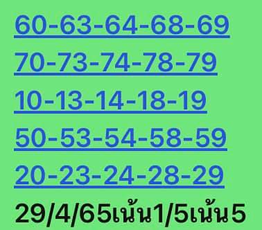 หวยหุ้น 29/4/65 ชุดที่ 10