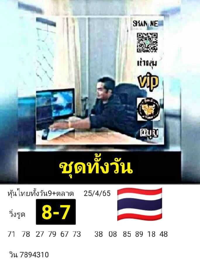 หวยหุ้น 25/4/65 ชุดที่ 7