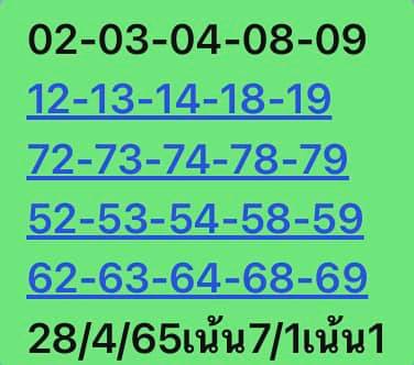หวยหุ้น 28/4/65 ชุดที่ 6