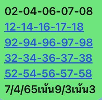หวยหุ้น 7/4/65 ชุดที่ 9