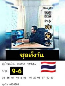 หวยหุ้น 12/4/65 ชุดที่ 3