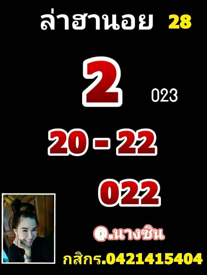 หวยฮานอย 28/4/65 ชุดที่ 10
