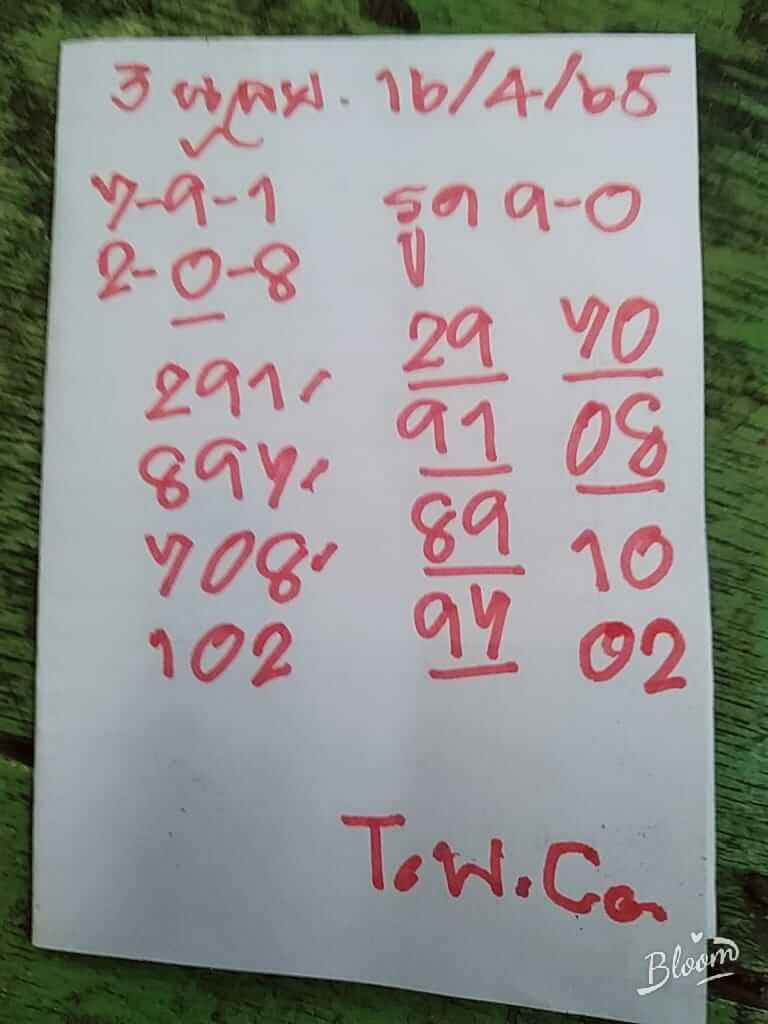 หวยฮานอย 16/4/65 ชุดที่ 10