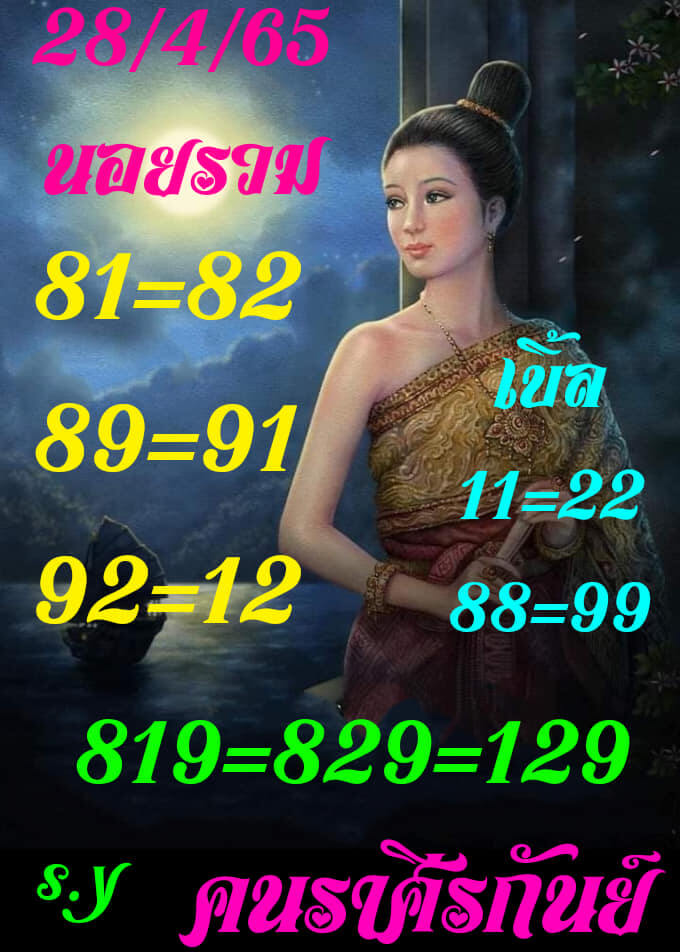 หวยฮานอย 28/4/65 ชุดที่ 5