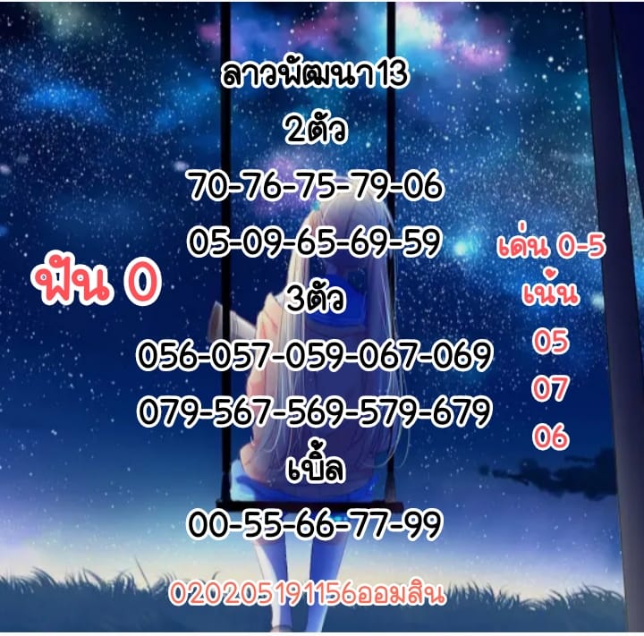 หวยลาว 13/5/65 ชุดที่ 2