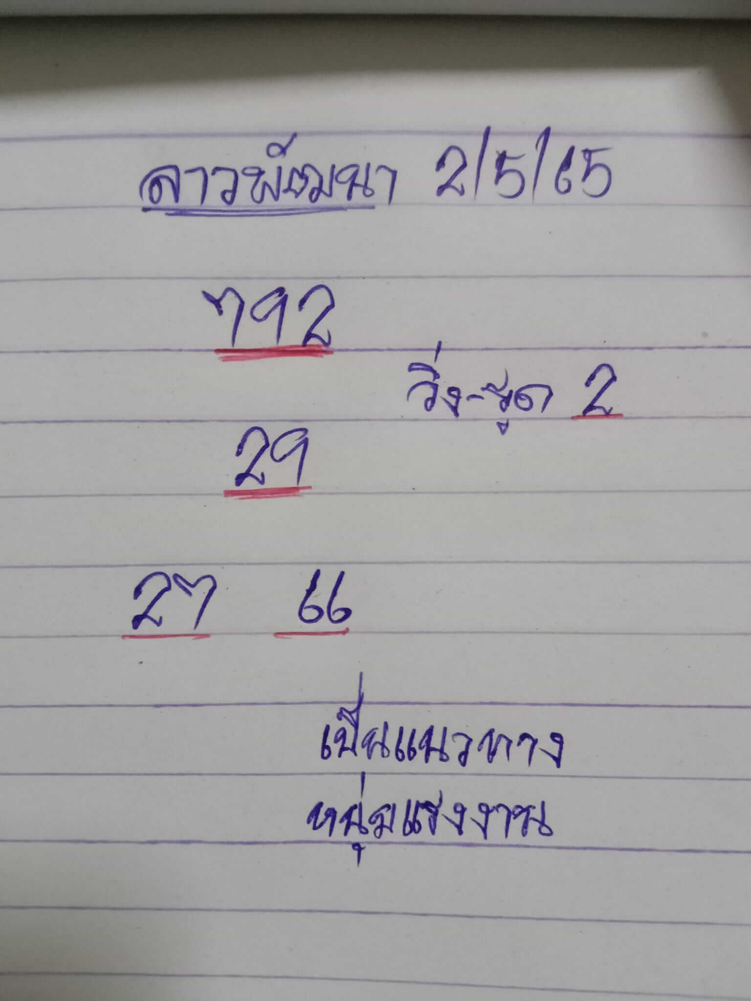 หวยลาว 2/5/65 ชุดที่ 9