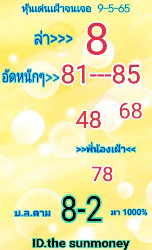 หวยหุ้น 9/5/65 ชุดที่ 9