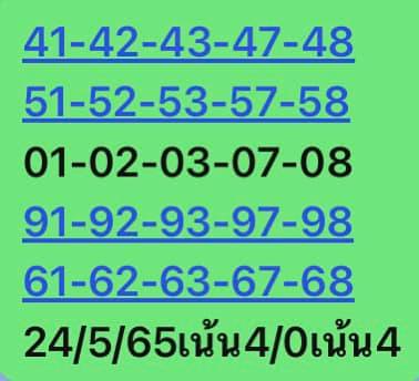 หวยหุ้น 24/5/65 ชุดที่ 6