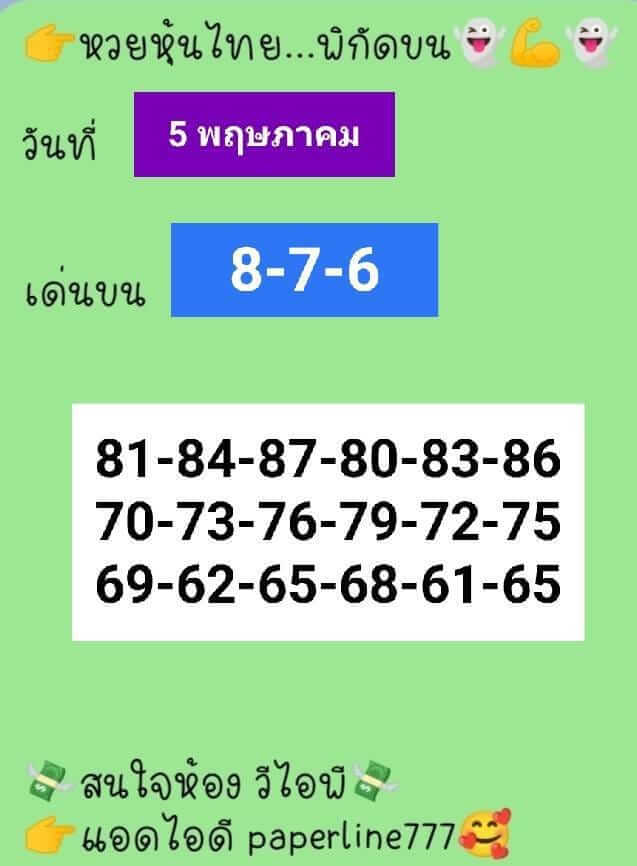 หวยหุ้น 5/5/65 ชุดที่ 8