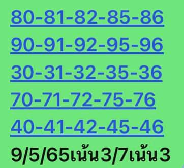 หวยหุ้น 9/5/65 ชุดที่ 6