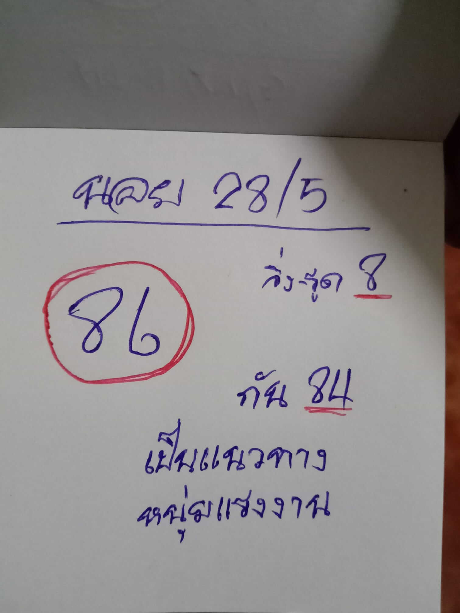 หวยฮานอย 28/5/65 ชุดที่ 5