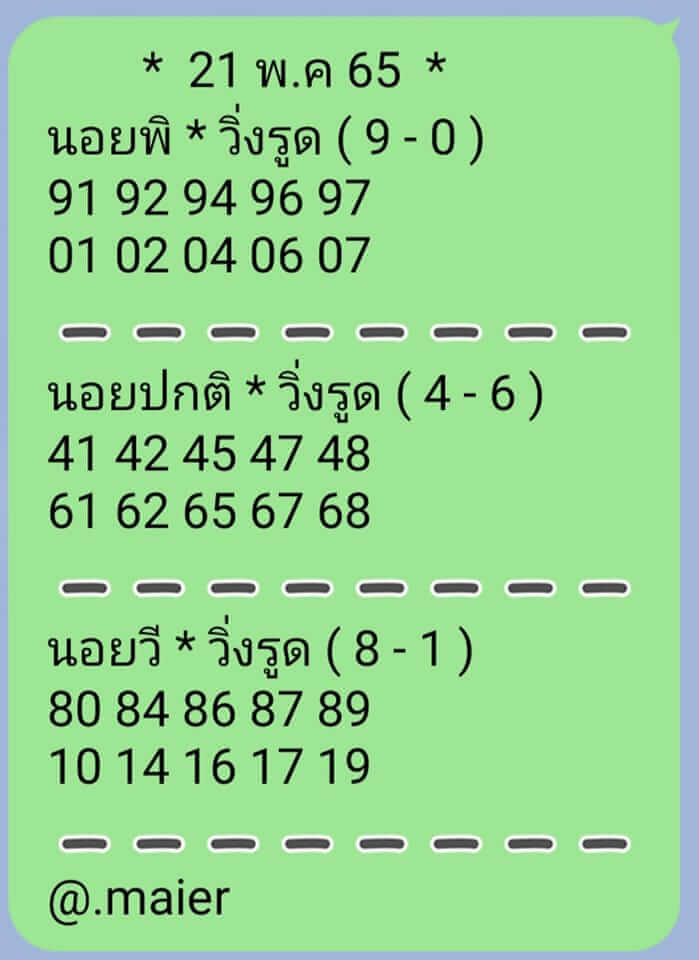 หวยฮานอย 21/5/65 ชุดที่ 7