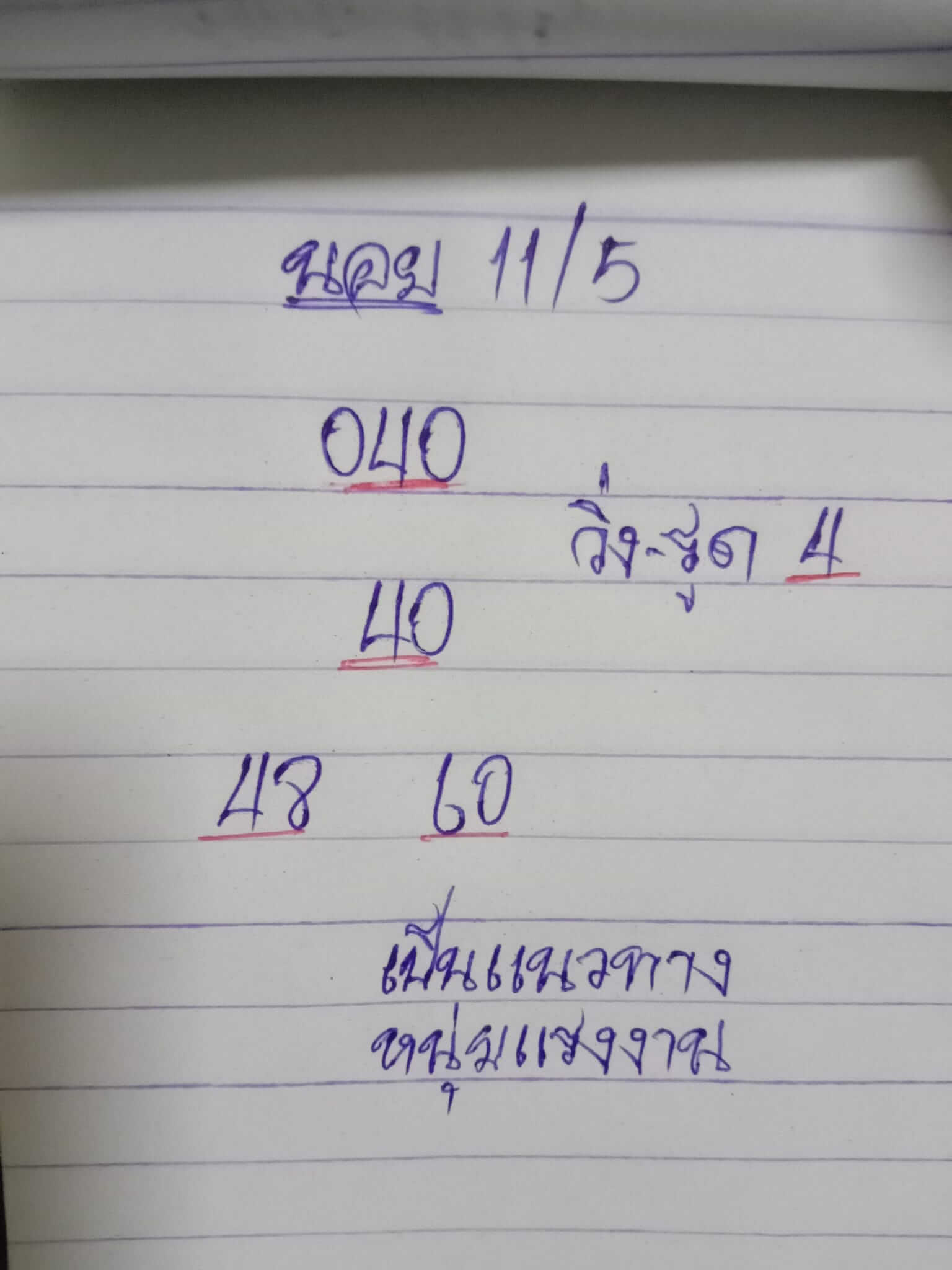 หวยฮานอย 11/5/65 ชุดที่ 1