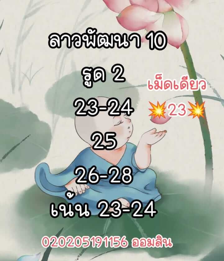 หวยลาว 10/6/65 ชุดที่ 7