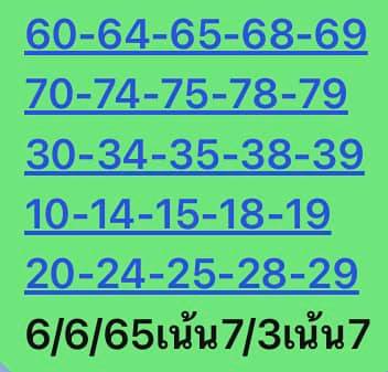 หวยหุ้น 6/6/65 ชุดที่ 2