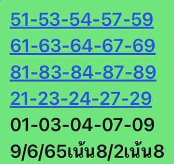 หวยหุ้น 9/6/65 ชุดที่ 9