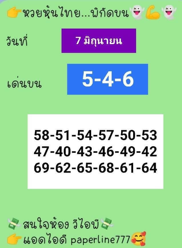 หวยหุ้น 7/6/65 ชุดที่ 3