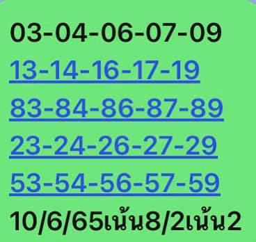 หวยหุ้น 10/6/65 ชุดที่ 3