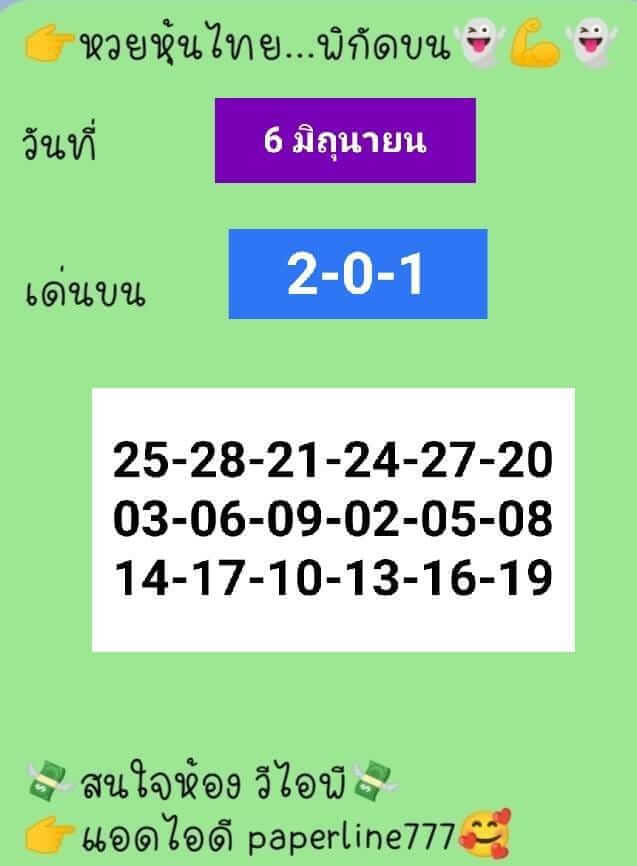 หวยหุ้น 6/6/65 ชุดที่ 3