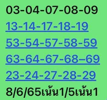 หวยหุ้น 8/6/65 ชุดที่ 1