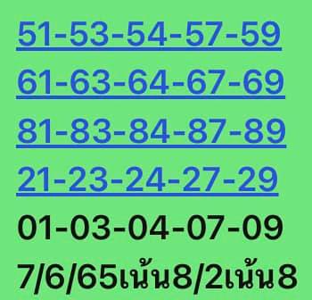 หวยหุ้น 7/6/65 ชุดที่ 1