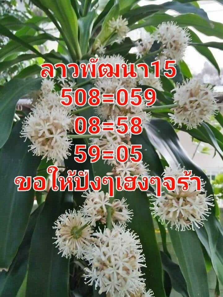 หวยลาว 15/7/65 ชุดที่ 7