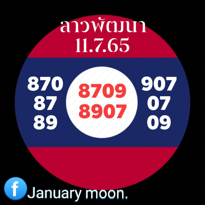 หวยลาว 11/7/65 ชุดที่ 8