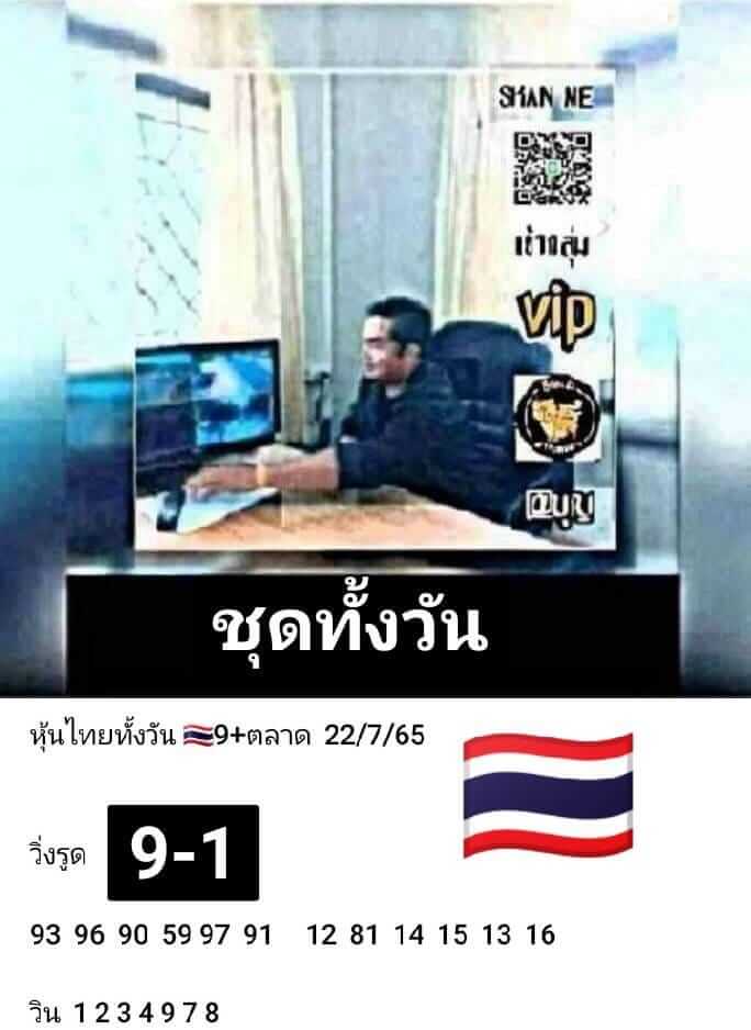หวยหุ้น 22/7/65 ชุดที่ 10