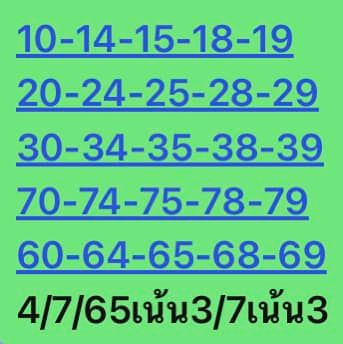 หวยหุ้น 4/7/65 ชุดที่ 10
