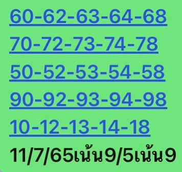 หวยหุ้น 11/7/65 ชุดที่ 4