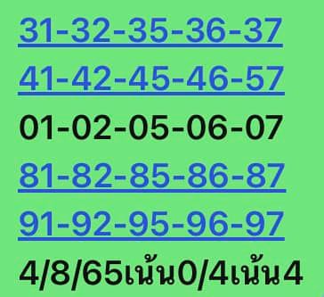 หวยหุ้น 4/8/65 ชุดที่ 1