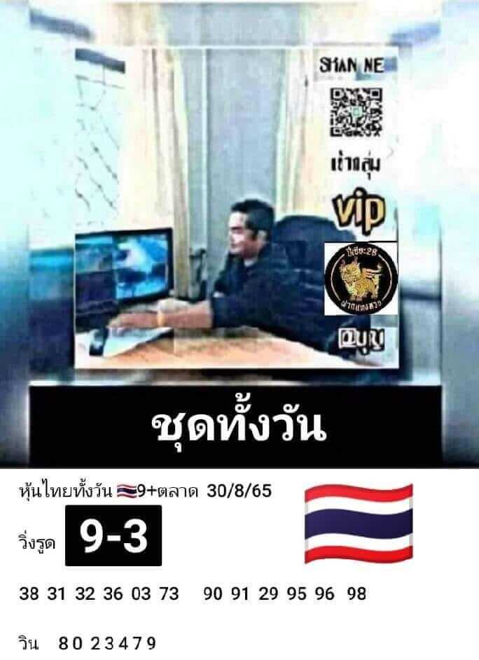 หวยหุ้น 30/8/65 ชุดที่ 1