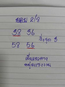 หวยฮานอย 2/8/65 ชุดที่ 1