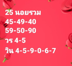 หวยฮานอย 25/8/65 ชุดที่ 1