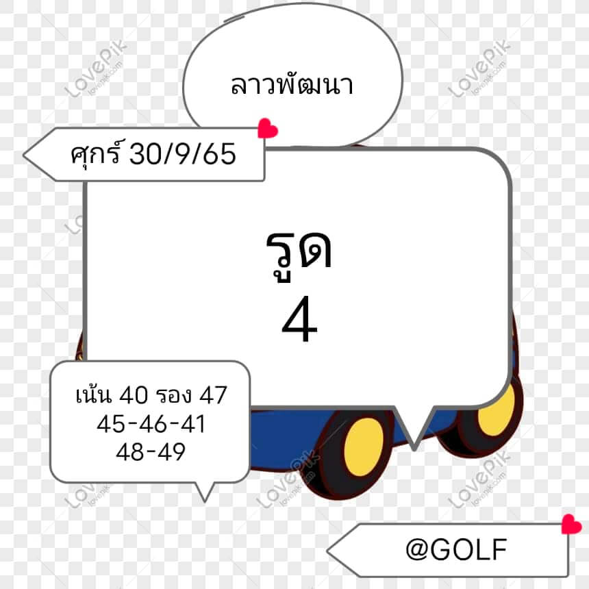 หวยลาว 30/9/65 ชุดที่ 7