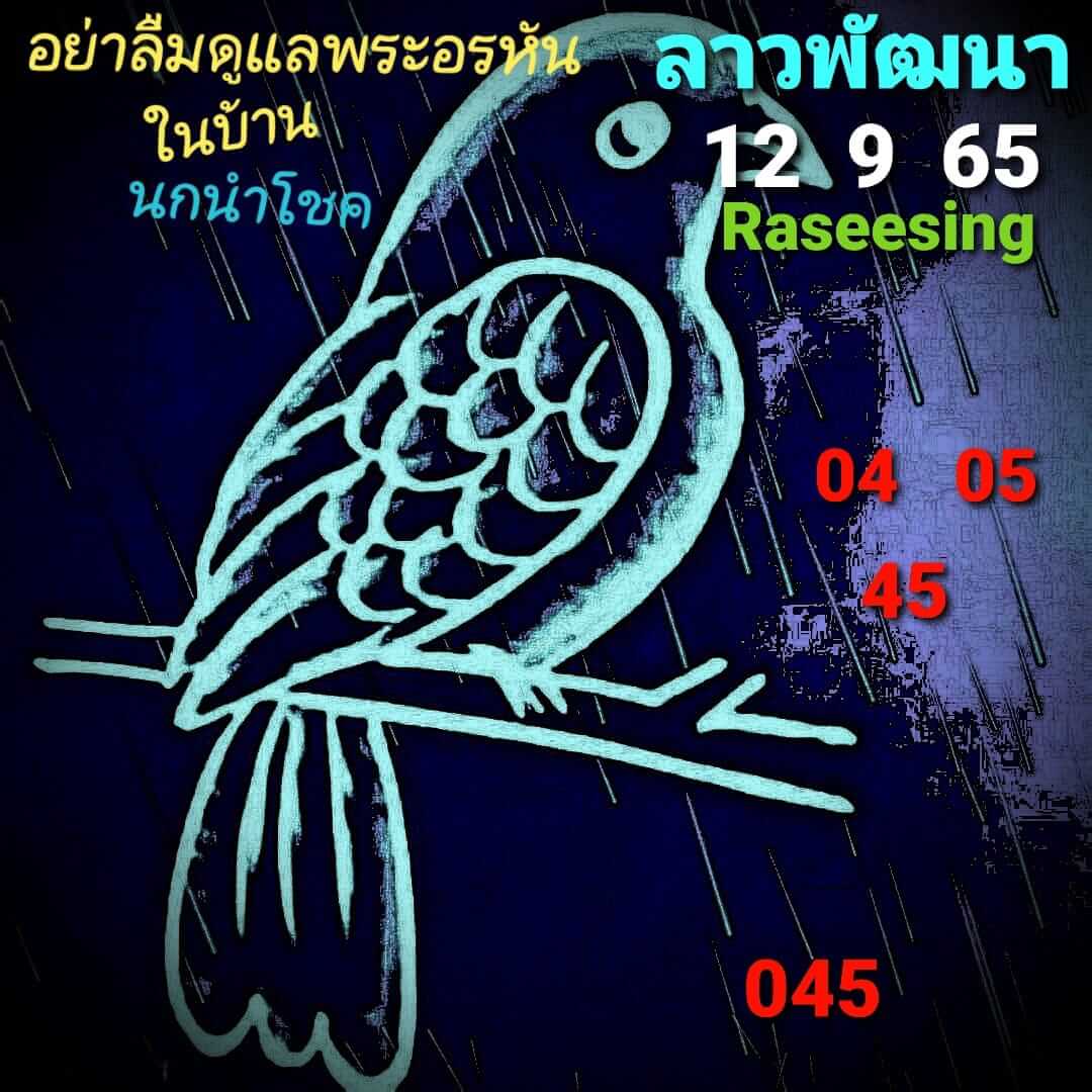 หวยลาว 12/9/65 ชุดที่ 8