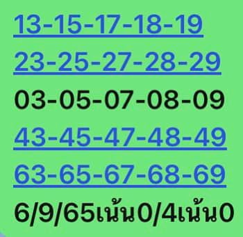 หวยหุ้น 6/9/65 ชุดที่ 10