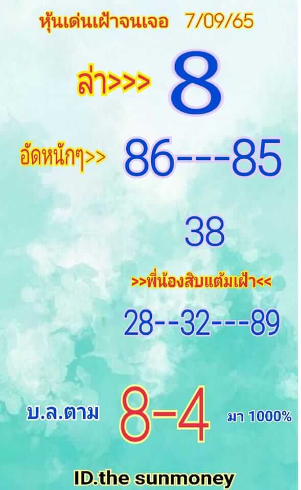 หวยหุ้น 7/9/65 ชุดที่ 5