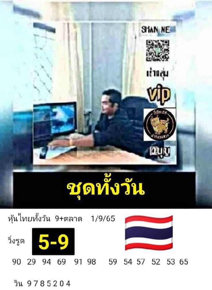 หวยหุ้น 1/9/65 ชุดที่ 3