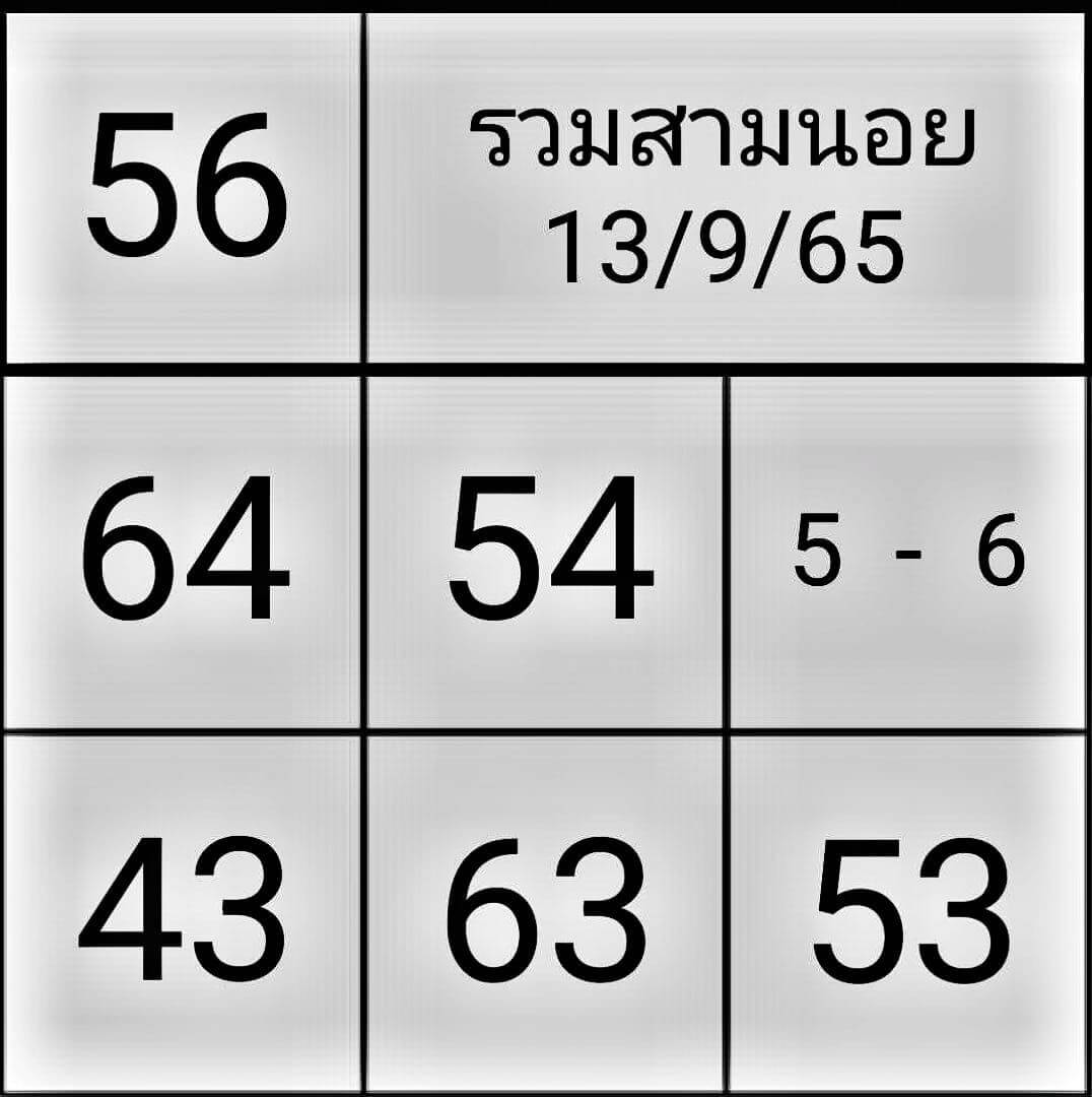 หวยฮานอย 13/9/65 ชุดที่ 8