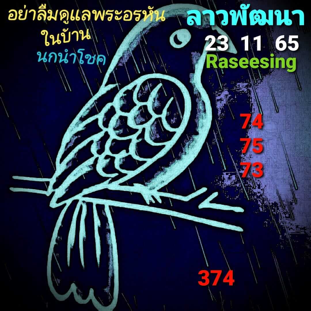 หวยลาว 23/11/65 ชุดที่ 8