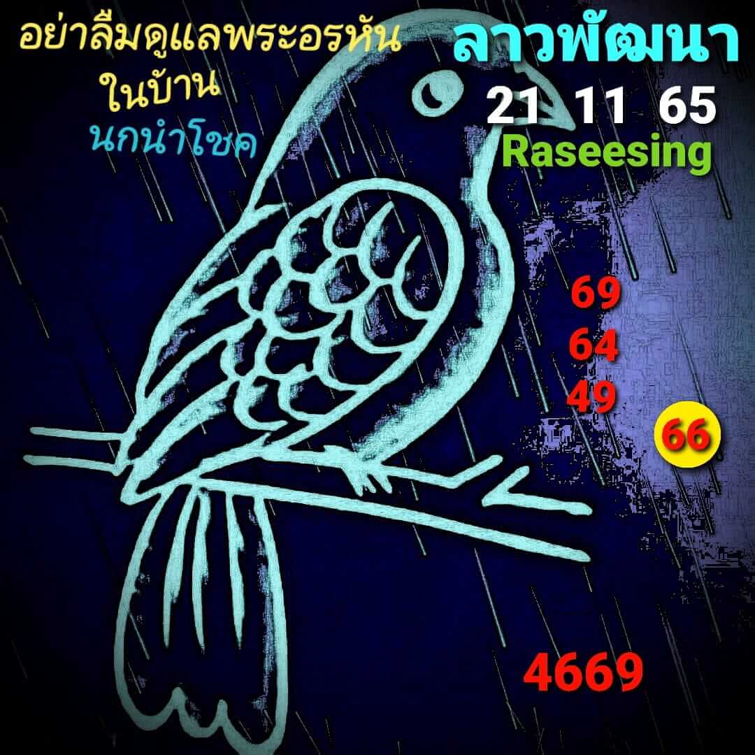 หวยลาว 21/11/65 ชุดที่ 7