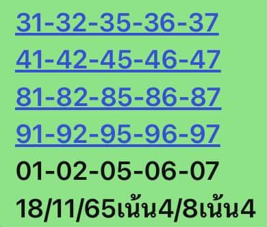 หวยหุ้น 18/11/65 ชุดที่ 2