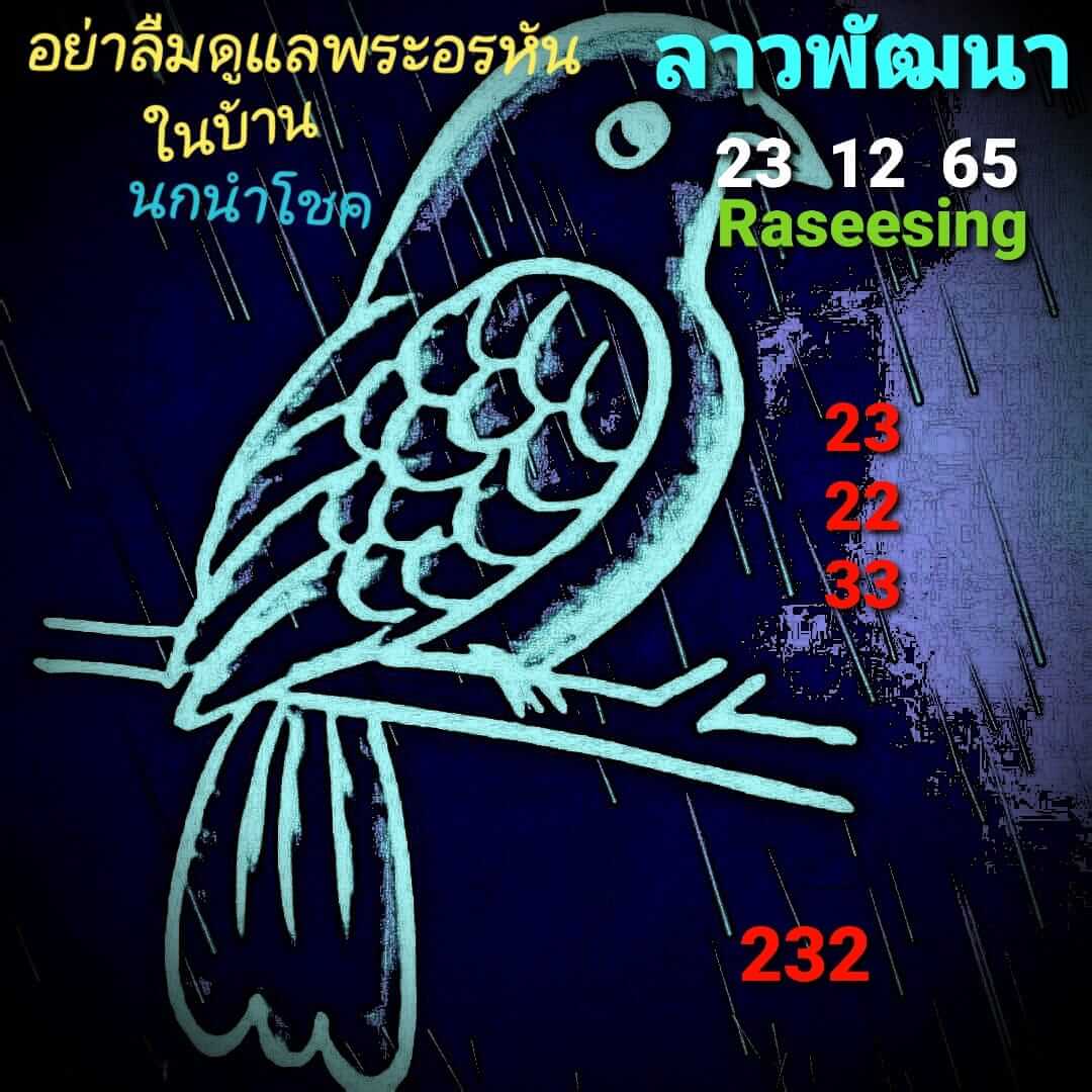 หวยลาว 23/12/65 ชุดที่ 9