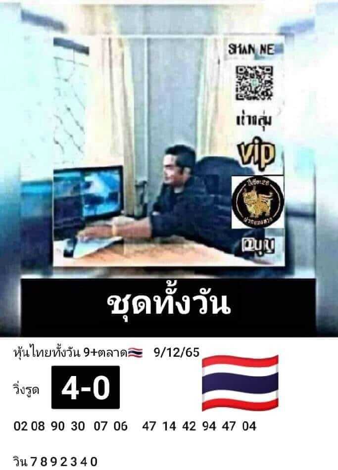 หวยหุ้น 9/12/65 ชุดที่ 10
