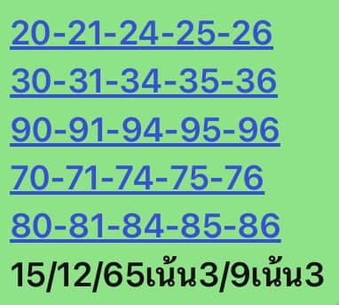 หวยหุ้น 15/12/65 ชุดที่ 10