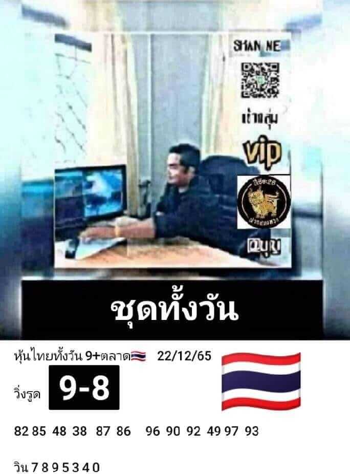 หวยหุ้น 22/12/65 ชุดที่ 6