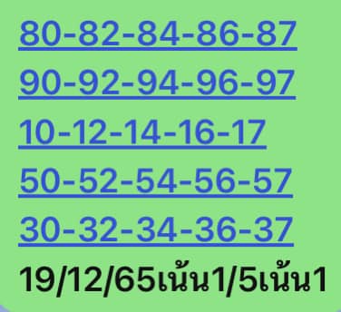 หวยหุ้น 19/12/65 ชุดที่ 4